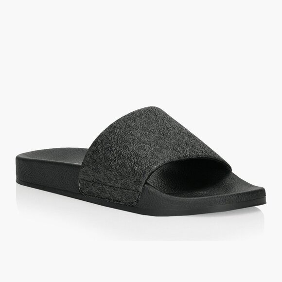 MICHAEL KORS MENS Jake Logo Slide Sandal - Picture 3 of 7